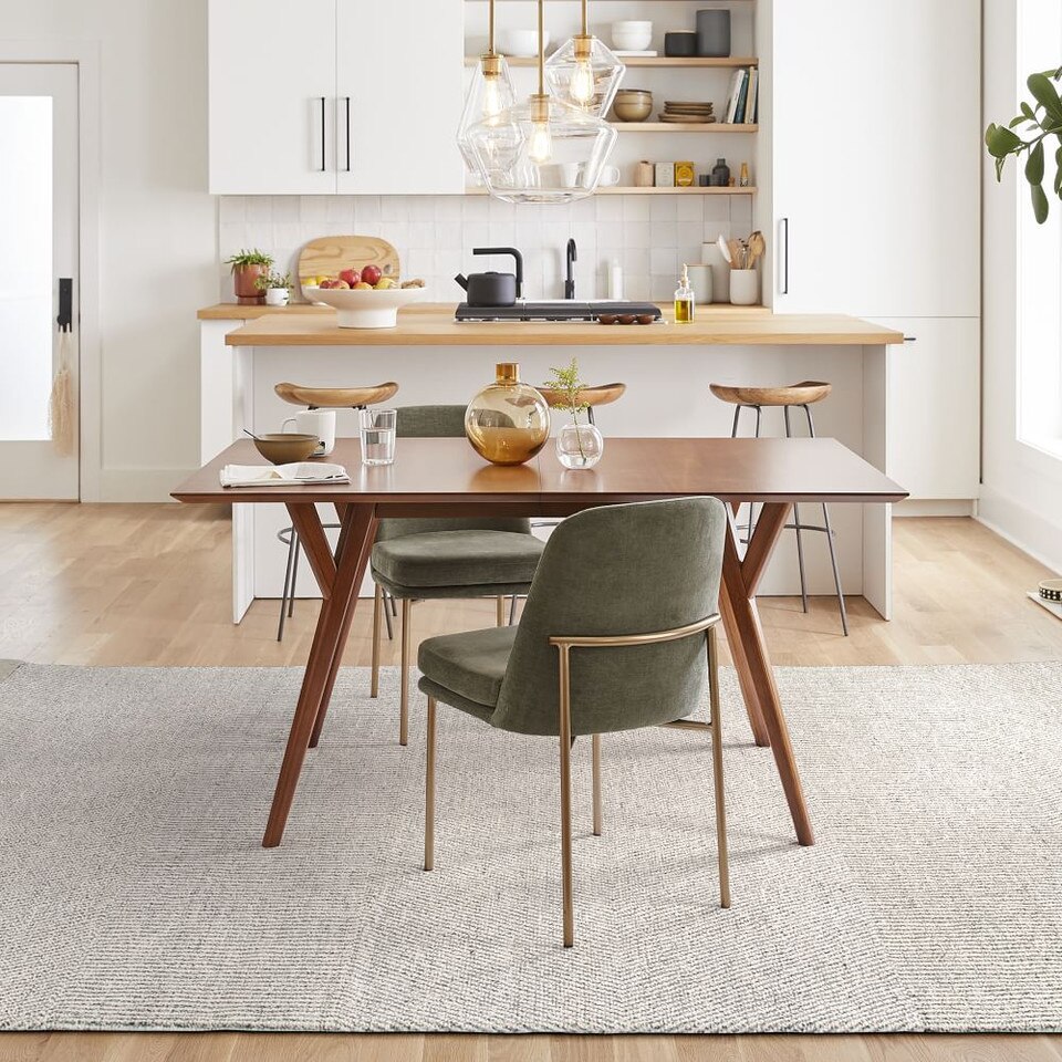 Tweed Flatweave Dhurrie Rug West Elm UK